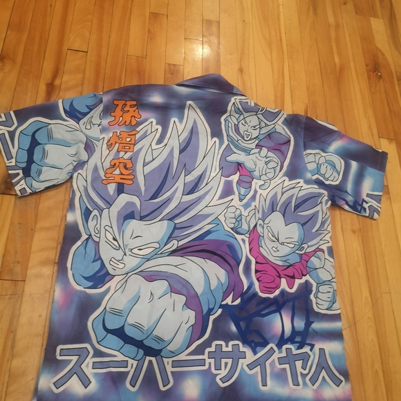 New Vintage anime Dragonball silk shirt - Picture 10 of 12